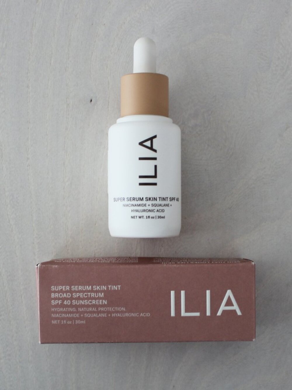 NEW ILIA Super Serum Skin Tint Broad Spectrum SPF 40 Sunscreen in ST8 Shela 1 oz